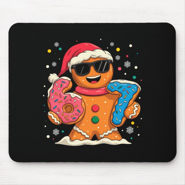 Tapis De Souris Funny Gingerbread Six Seven 67 Ice Cream Drip Chri (Devant)