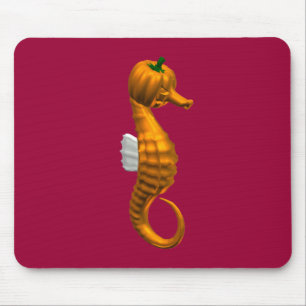 Tapis De Souris Funny Halloween Seahorse