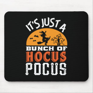 Tapis De Souris Funny Hocus Pocus sorcières Vintage Retro Hallowe