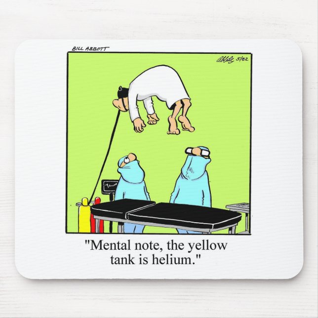 Tapis De Souris Funny Hospital Humour Mousepad (Devant)