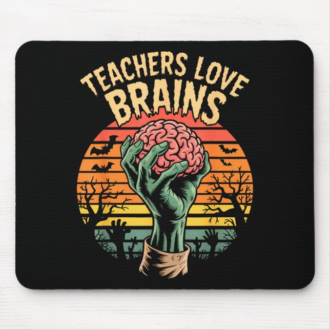 Tapis De Souris Funny Key Quote All Teachers Love Brains Cool Hall (Devant)
