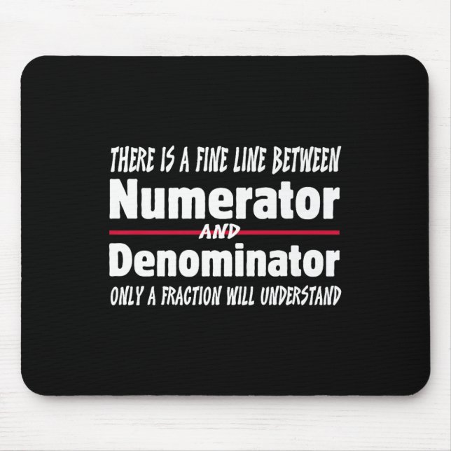 Tapis De Souris Funny Math Teacher Joke Men Women Fun Student Quot (Devant)