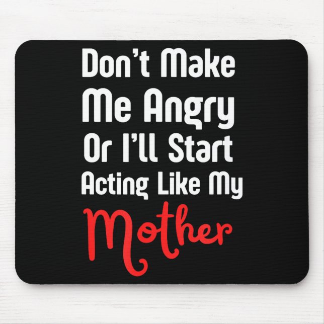 Tapis De Souris Funny Mother's Day  (Devant)