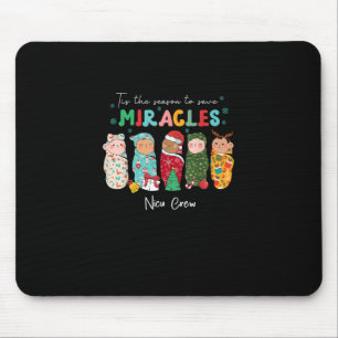 Tapis De Souris Funny Nicu Nurse Infirmière Appréciation Noël