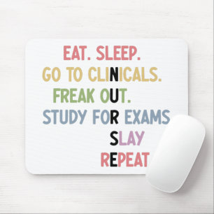 Tapis De Souris Funny Nurse School Student Future Nurse Cadfts