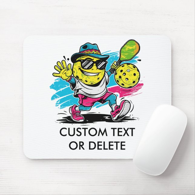 Tapis De Souris funny pickleball (Avec souris)