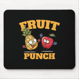 Tapis De Souris Funny Pineapple Jus de boxe de pomme Fruit tropica