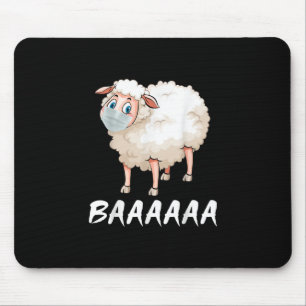 Tapis De Souris Funny Quarantine   Mask Sheep Cadeaux tendance