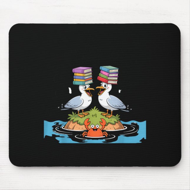 Tapis De Souris Funny Reading 67 Six Seven Meme Englieacher Book L (Devant)