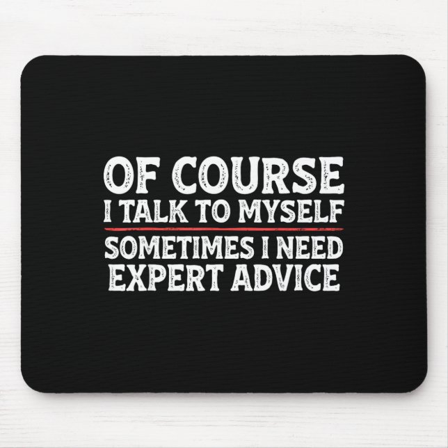 Tapis De Souris Funny Sarcastic Dad Joke Grandpa Of Course I Talk  (Devant)