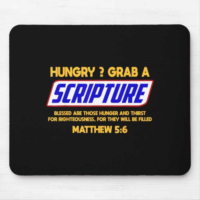 Tapis De Souris Funny Scripture , Bible Verse, Famous Scriptures,  (Devant)