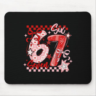 Tapis De Souris Funny Six Seven 6 7 Meme Valentine Girl 