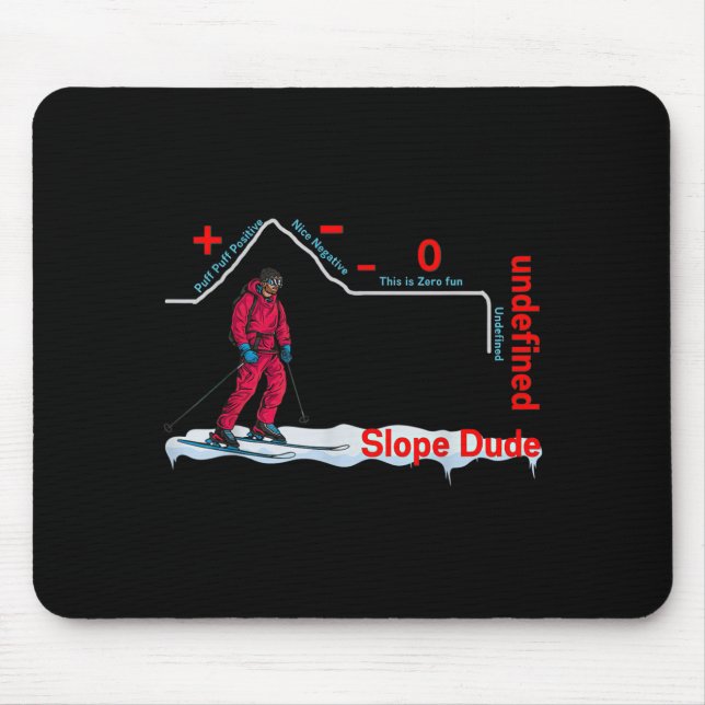 Tapis De Souris Funny Slope Dude Algebra Geometry Middle School Ma (Devant)