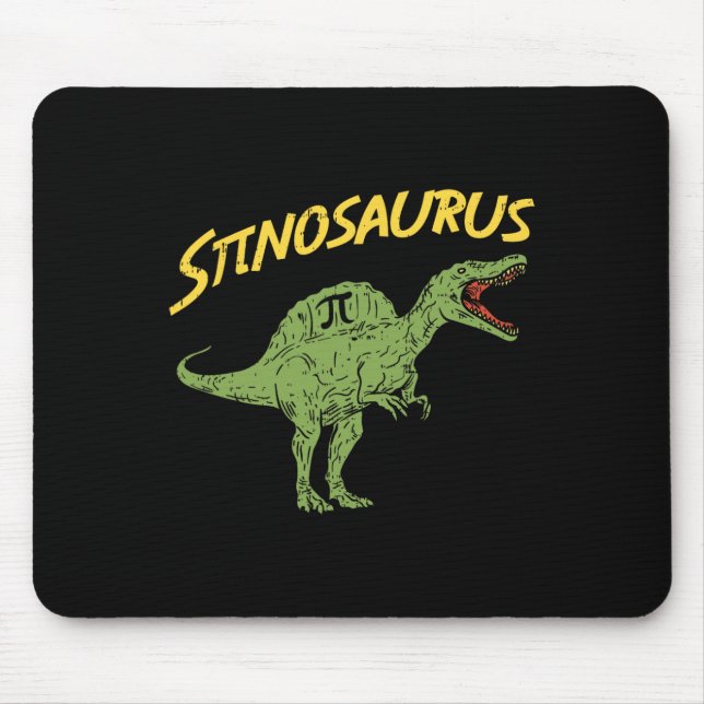 Tapis De Souris Funny Spinosaurus Pi Day Shirt Math Dinosaur Gift  (Devant)