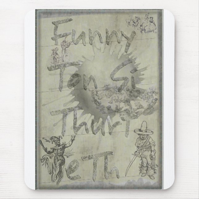 Tapis De Souris Funny Ton si thurt Eth (Devant)