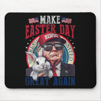 Tapis De Souris Funny Trump Make Easter Great Again Bunny Hunt Egg