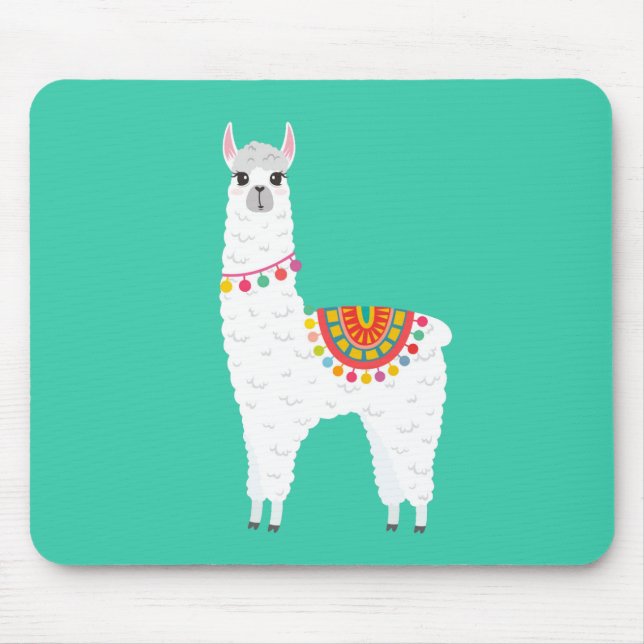 Tapis De Souris Funy Alpaca llama drama cute animal (Devant)