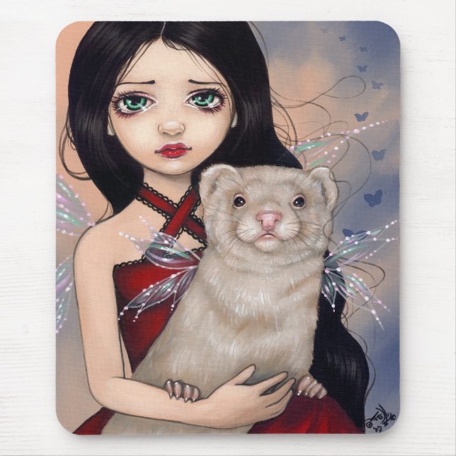 Tapis De Souris "Furet à ailes" Mousepad (Devant)