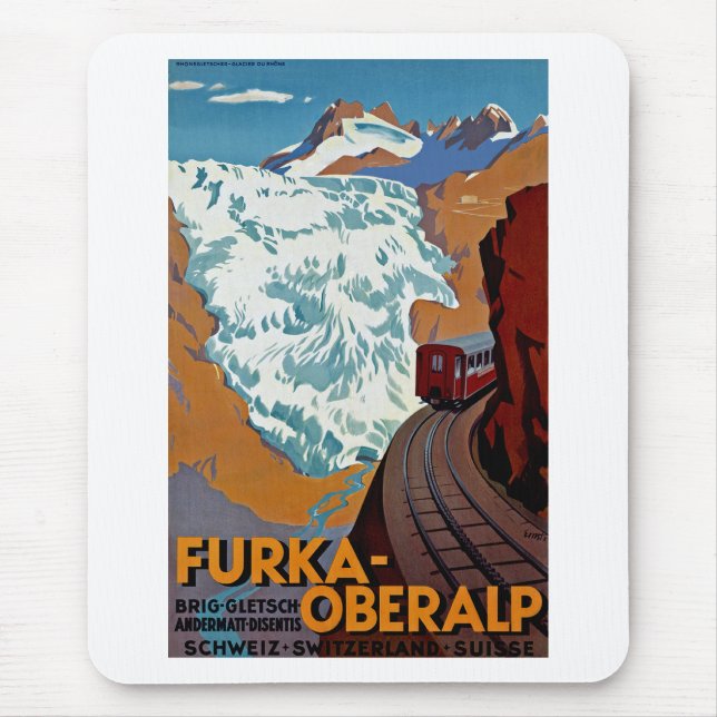 Tapis De Souris Furka-Oberalp Suisse (Devant)