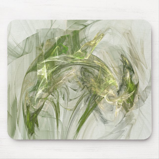 Tapis De Souris Fusée verte (Devant)