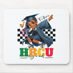 Tapis De Souris Futur élève de Hbcu Kids Black Girl Afro Mois de l