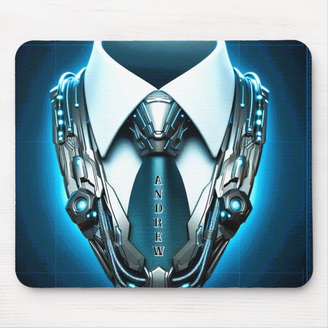 Tapis De Souris Future Elegance - 4D Necktie Mousepad pour lui (Devant)
