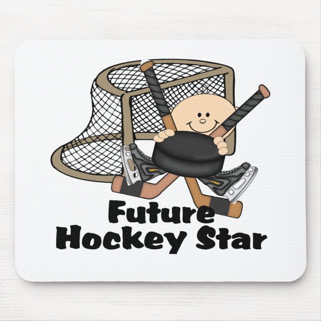 Tapis De Souris Future étoile d'hockey (Devant)