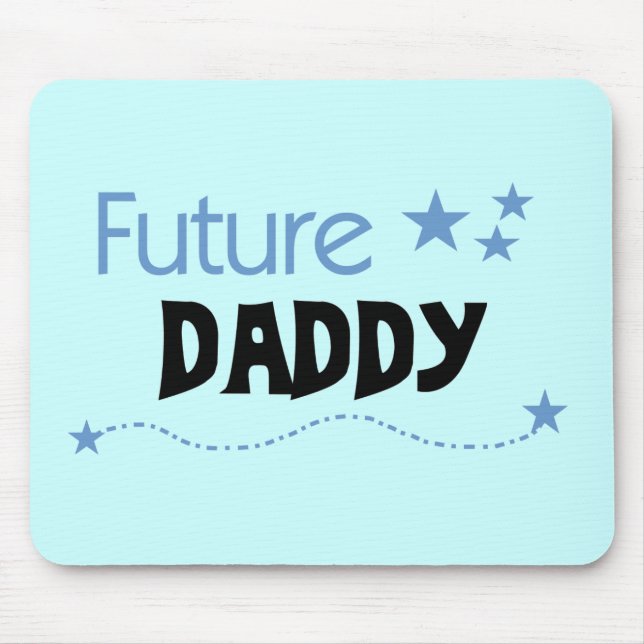 Tapis De Souris Futurs T-shirts et cadeaux Daddy (Devant)