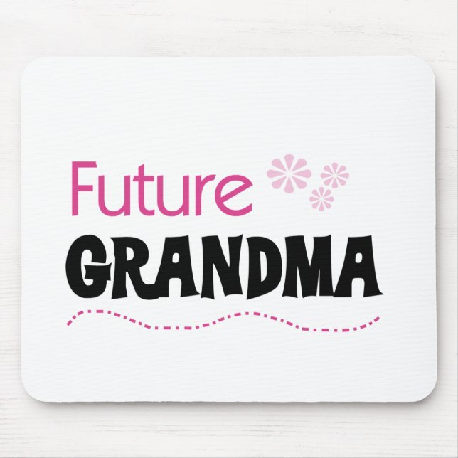 Tapis De Souris Futurs tee-shirts et cadeaux grand-mère (Devant)