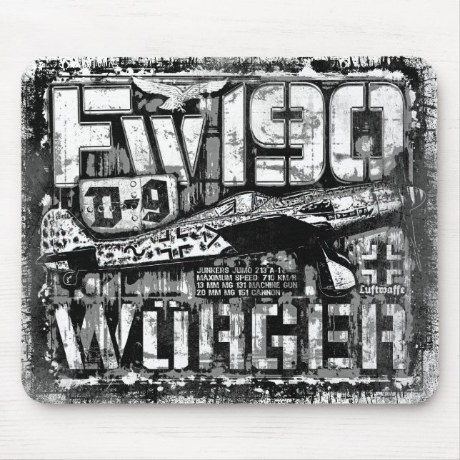 Tapis De Souris Fw 190 D-9 Mousepad (Devant)
