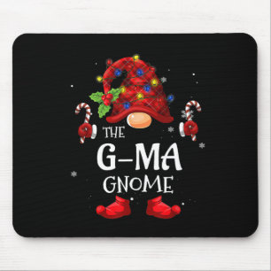 Tapis De Souris G-ma Gnome Correspondant Pjs De Noël Pour La Famil