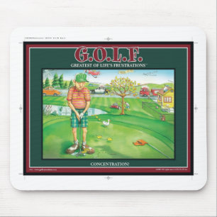 TAPIS DE SOURIS G.O.L.F. LE PLUS GRAND DES FRUSTRATIONS DE LA VIE