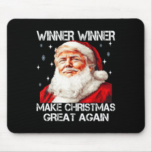 Tapis De Souris Gagnant Rendre Noël grand à nouveau Père Noël Funn