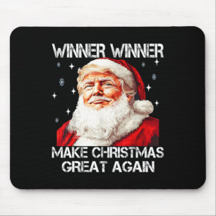 Tapis De Souris Gagnant Rendre Noël grand à nouveau Père Noël Funn
