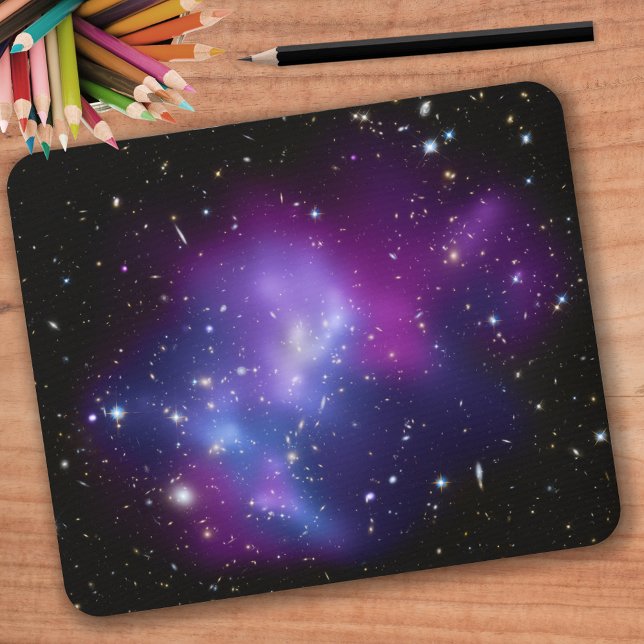 Tapis De Souris Galaxie violette Cluster Photo céleste (Créateur téléchargé)