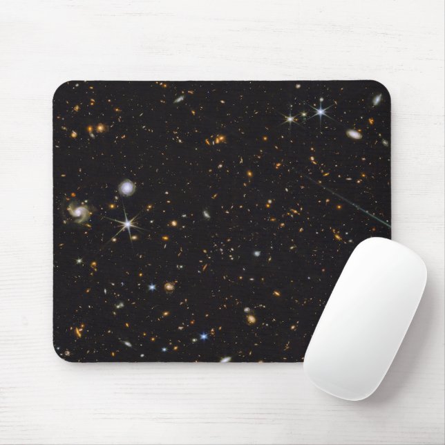Tapis De Souris Galaxies multilongueurs | Hubble & JWST (Avec souris)