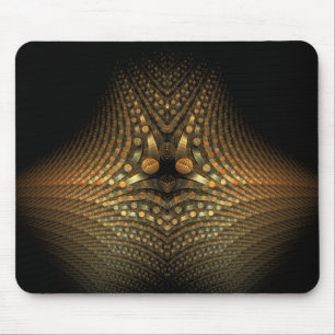 Tapis De Souris Galets d'or sur Mousepad foncé