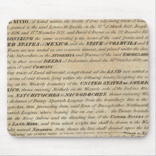 Tapis De Souris Galveston Bay et Texas Land Company