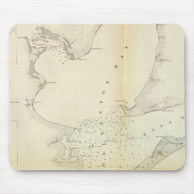 Tapis De Souris Galveston Bay, Texas (Devant)
