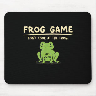 Tapis De Souris Game Over Ne Regardez Pas La Grenouille Cadeaux Po