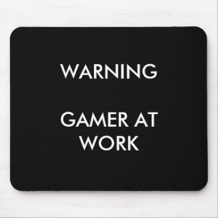 Tapis De Souris Gamer au travail Mousepad