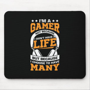 Tapis De Souris Gamer Gift Fière D'Être Un Joueur