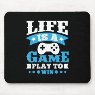 Tapis De Souris Gamer Gift Life Est Un Jeu