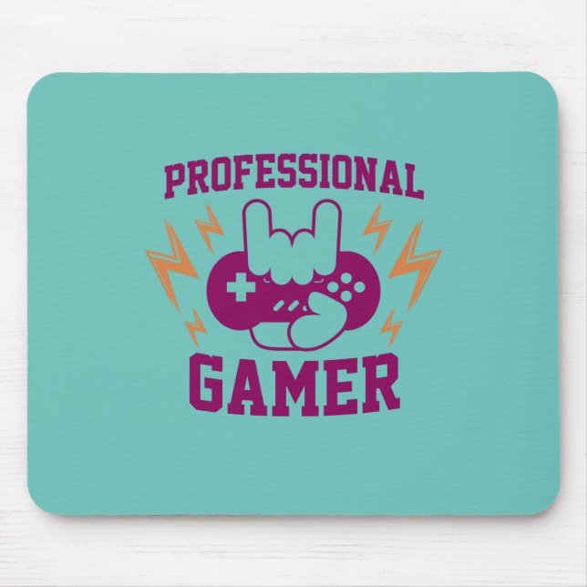 Tapis De Souris Gamer Gift Professional Gamers (Devant)