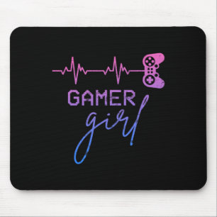 Tapis De Souris Gamer Girl Cute Heartbeat Gamer For Girl Video Gam
