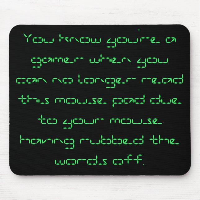 Tapis De Souris Gamer Mousepad (Devant)