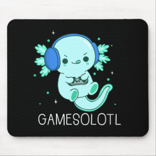 Tapis De Souris Gamesolotl Axolotl Gamer