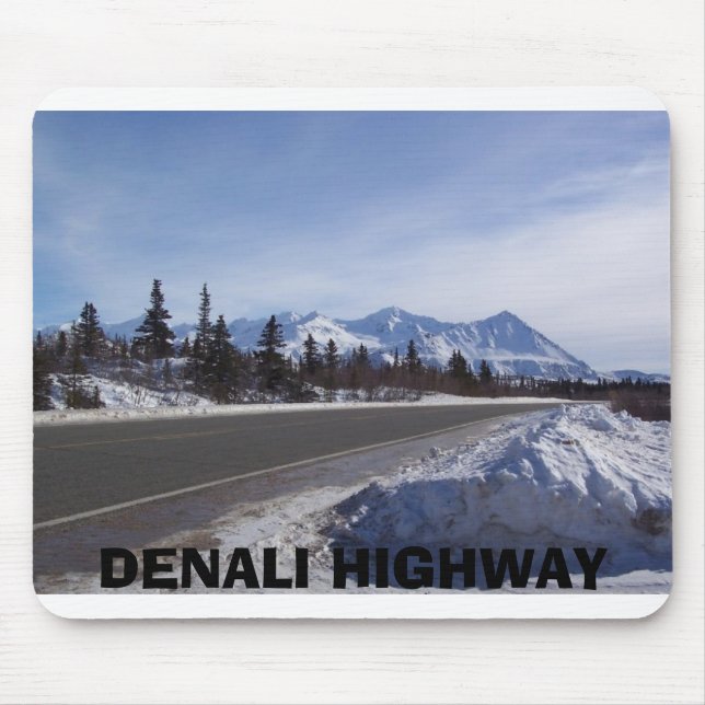 Tapis De Souris gamme d'Alaska 1, ROUTE de DENALI (Devant)