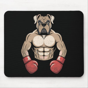 Tapis De Souris Gants de boxe pour chien Boxer Chiens de compagnie