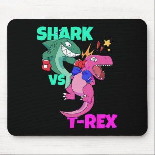 Tapis De Souris Gants de boxe Requin Vs Dinosaure T Rex pour enfan
